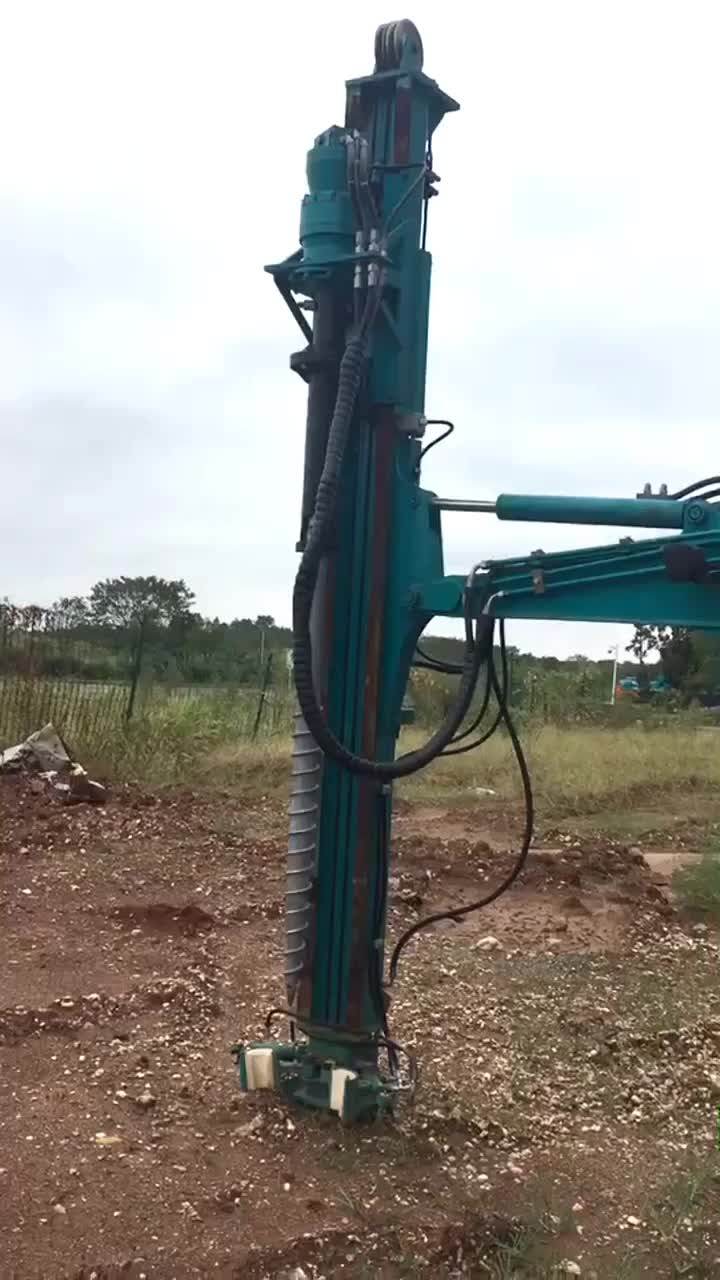 Excavator Mounted Pile Driving Equipment Ground Screw Machine Buy