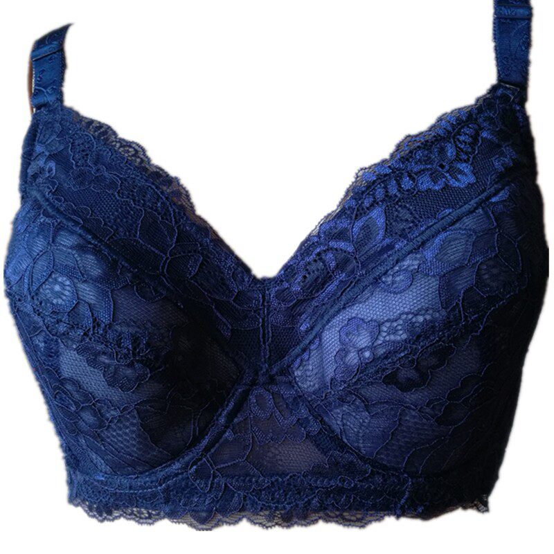 全罩杯薄款大码文胸加肥加大内衣200斤调整聚拢内衣胖mm缩胸胸罩