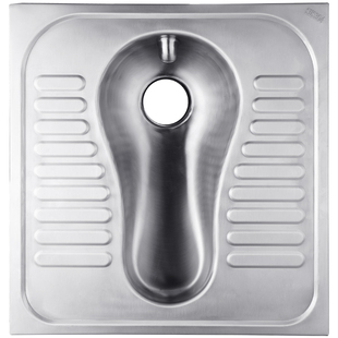 芬驰 304不锈钢蹲便器大号监狱羁押室学校蹲坑公共厕所大便防臭器