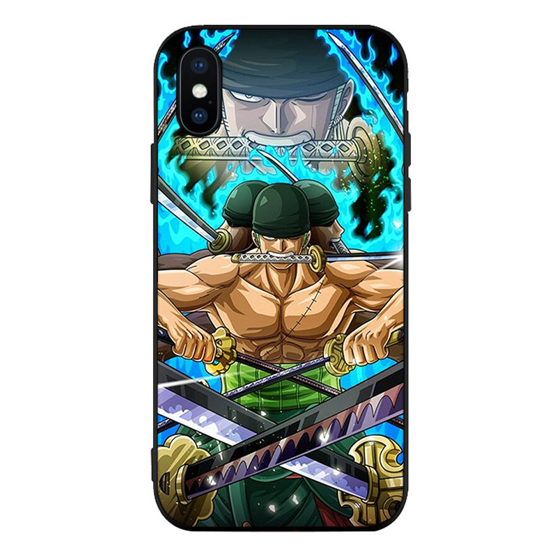 海贼王索隆佐罗6s适用XS MAX手机壳8plus男女iphone7全包软11硅胶