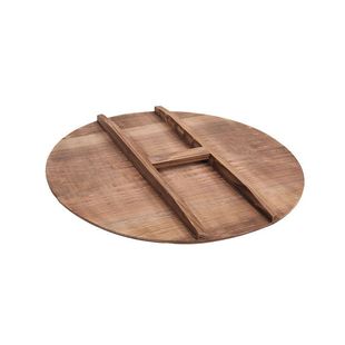 木锅盖家用环保老式加厚杉木锅盖圆形炒锅盖木头农村大锅盖碳化盖