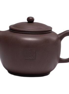 台湾陆羽中呆单人原矿手工茶壶
