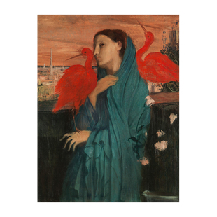 德加印象派装饰画北欧艺术家民宿挂画复古怀旧文艺客厅工作室壁画