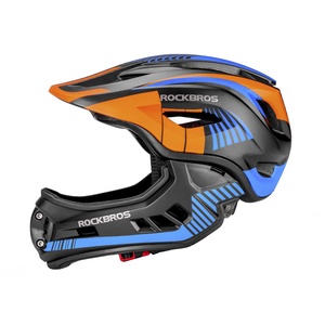 洛克兄弟儿童平衡车头盔全盔滑步车自行车宝宝安全帽骑行装备护具