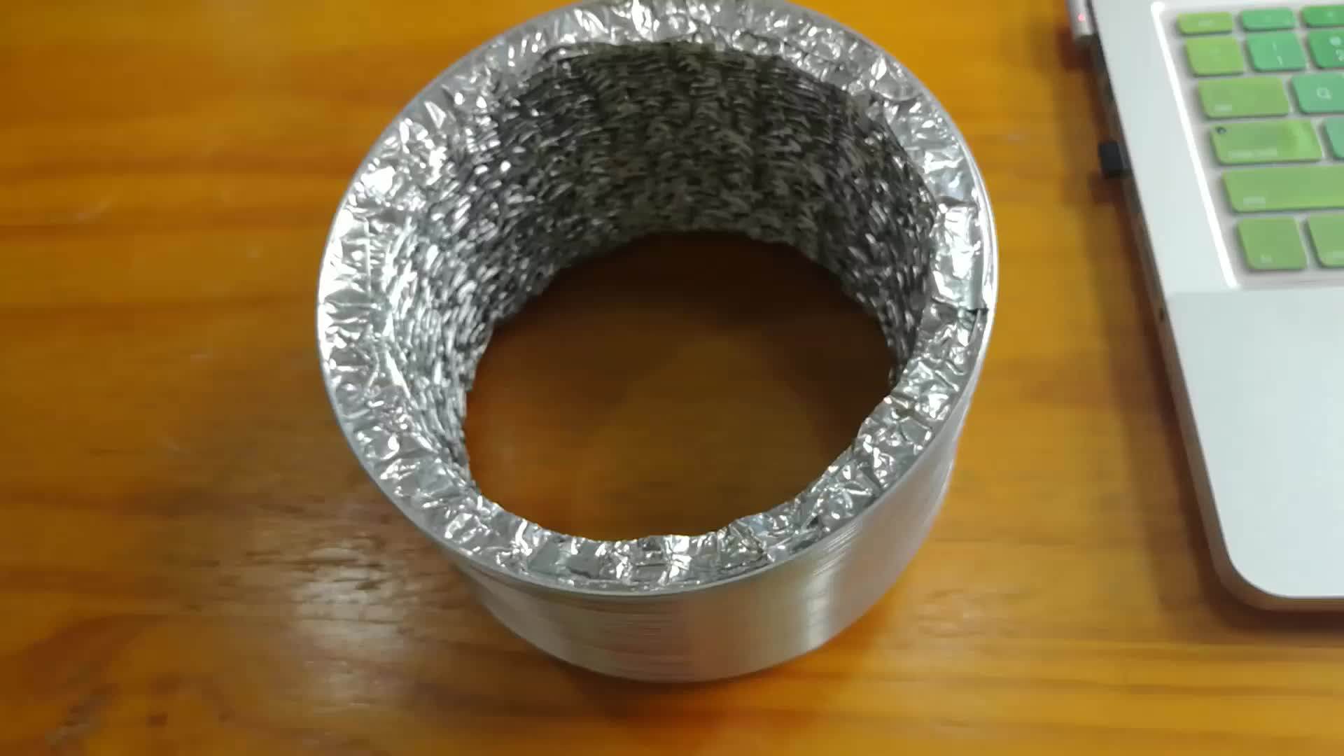 Hvac Automatic Aluminum Flexible Air Duct Forming Making Machine Buy