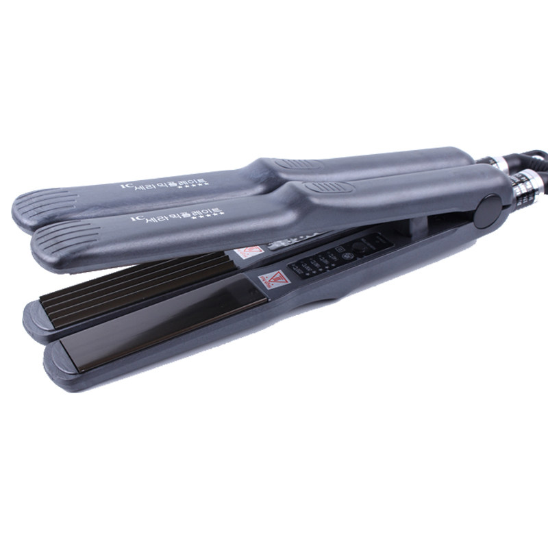 窄版影楼钛合金玉米须蓬松玉米烫夹板波浪垫发根理发店专用直发器