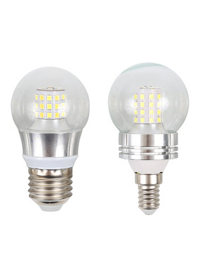 led灯泡可调节能5w9w三色变光