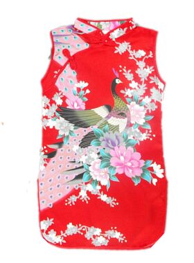 女童旗袍礼服唐装儿童连衣裙