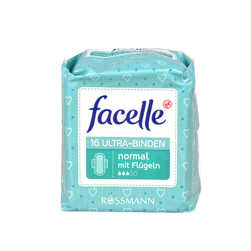 FACELLE德国日用无香4滴水卫生巾