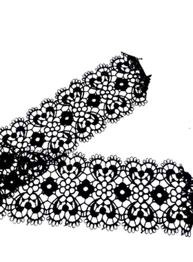 锁骨链脖子饰品网红项圈女颈带颈链脖链宽边蕾丝短款项链简约脖颈