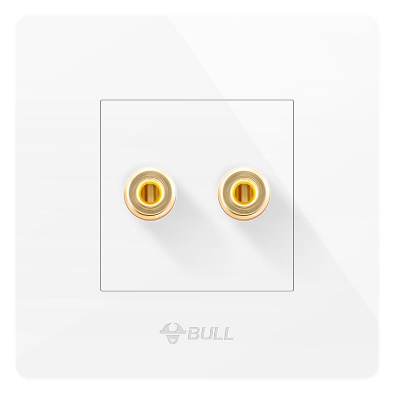 公牛86型暗装接线口输入专用插座