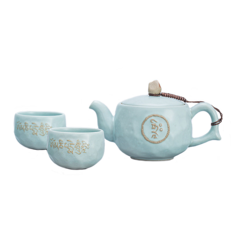 汝窑整套高档礼盒装功夫茶具