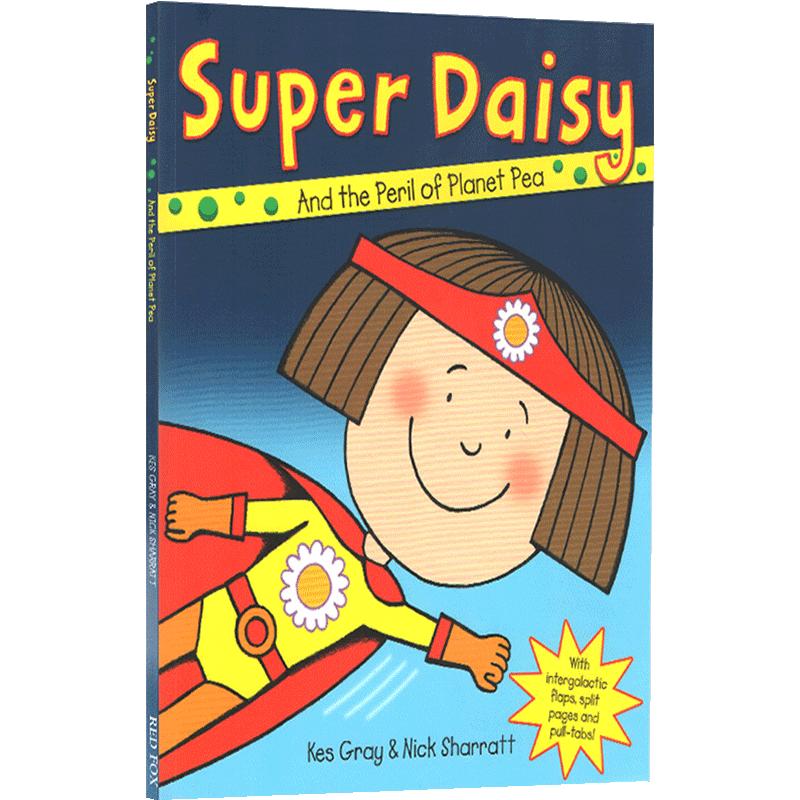 英文原版绘本 Super Daisy 吴敏兰书单 鬼马精灵 Nick Sharratt 儿童幼儿认知启蒙开发学习 亲子互动图画故事书