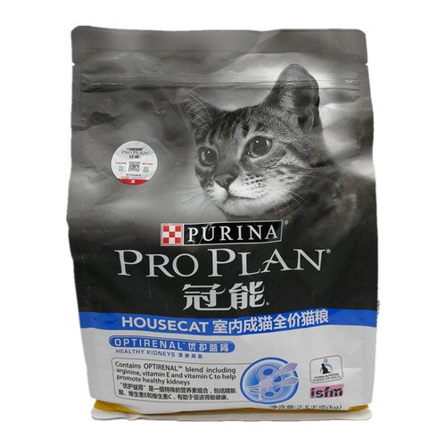 冠能成猫粮优护益肾室内猫成年期全价粮400g 2.5kg英短蓝猫布偶猫