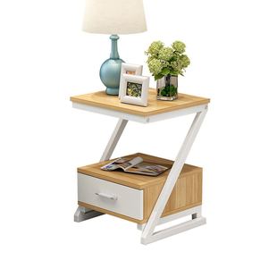 北欧床头柜卧室多功能储物收纳迷你经济型组装简易床边柜简约现代