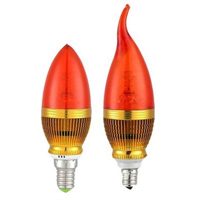 LED拉尾红色1W3神台灯