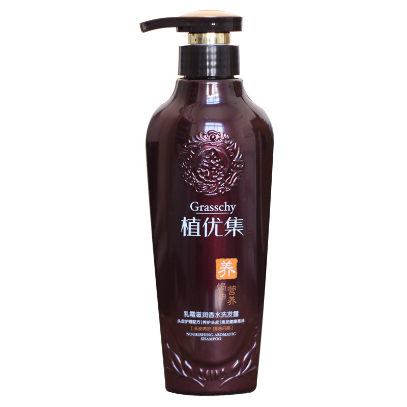 正品包邮植优集乳霜滋润香水杏仁洗发露清洁保湿秀发水润亮泽400g