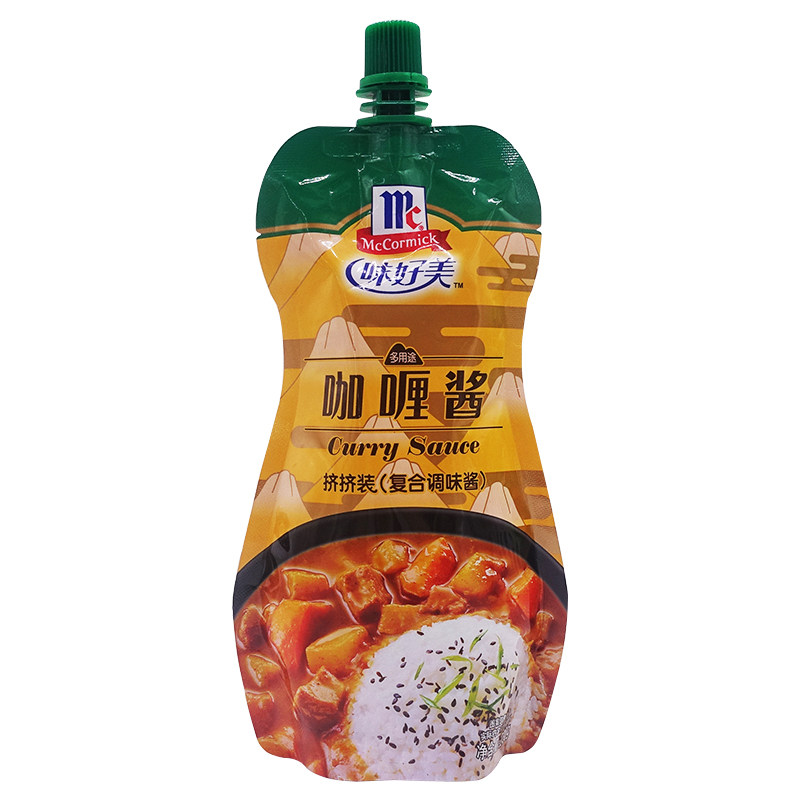 味好美咖喱酱230g挤挤家用
