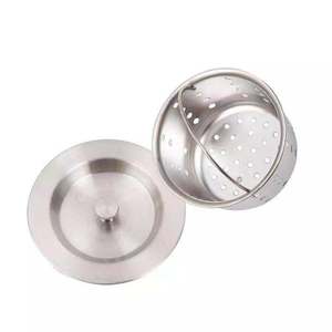 304不锈钢盖子洗菜盆塞子水槽盖下水盖双槽水塞篮子水槽配件提篮