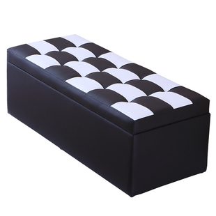 加宽服装店沙发休息换鞋凳子家用布艺储物收纳箱可坐长方形置物柜