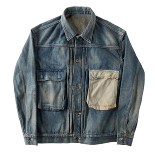 HDK(海觉) CARGO POCKET 牛仔外套OVERSIZE宽松版型 余文乐MDNS