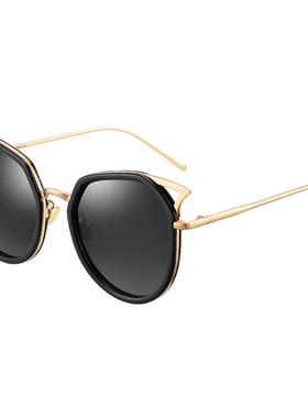 猫眼时尚个性风圆脸驾驶眼镜