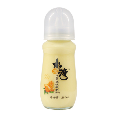 纯甄280ml玻璃瓶饮品网红酸奶