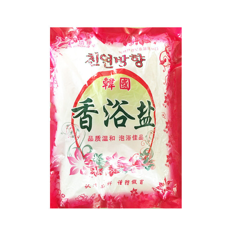 可搓可泡足浴盐草绿香牛奶玫瑰盐