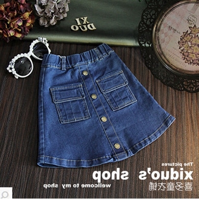 Jupe fillette en mélange - Ref 2050384 Image 1