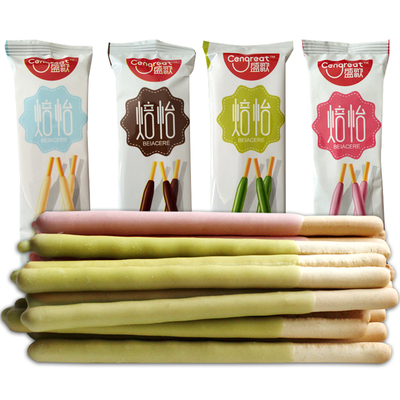 儿童零食盛歌涂层手指饼干条