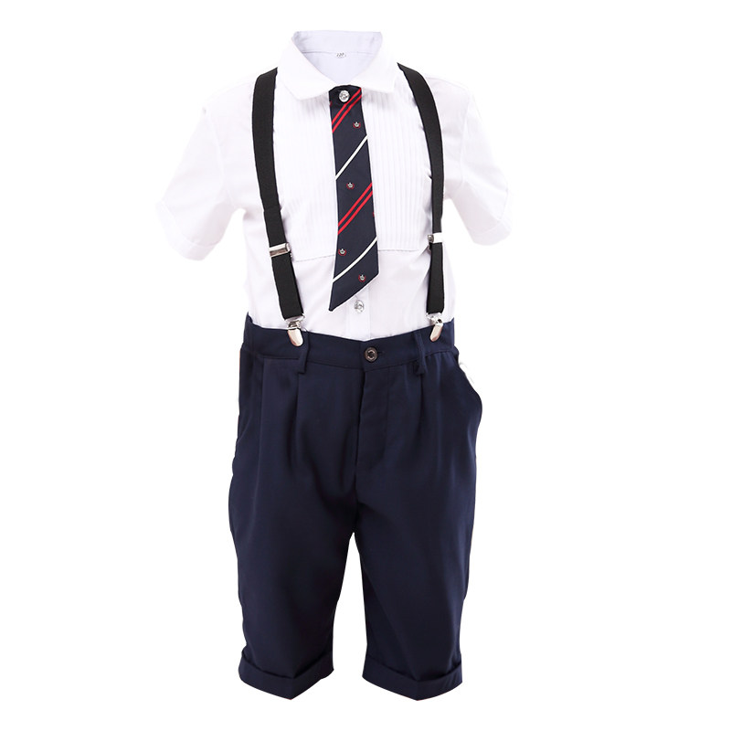 六一儿童背带裤演出服校服套装