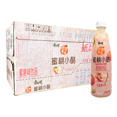 康师傅蜜桃小酪芒果瓶饮料