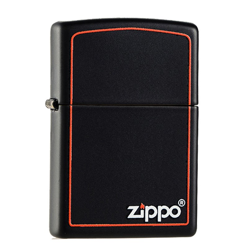 送礼芝宝黑色哑漆zippo打火机