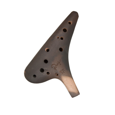 子雷陶笛12孔sf正品素烧工艺周子