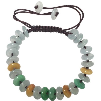 正品平安扣女翡翠手链