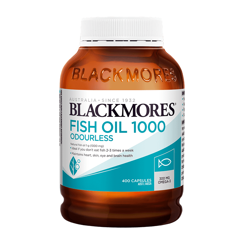 澳洲BLACKMORES/澳佳宝 无腥味深海鱼油400粒 降血脂护眼补脑成人-实得惠省钱快报