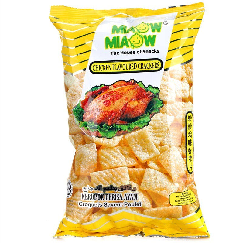 妙妙虾条鸡味鲜60g马来西亚进口