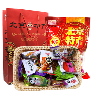 御食园老北京零食特产大礼包京八件果脯驴打滚糕点组合装零食礼盒
