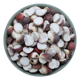 广东肇庆芡实干货500g半开边红皮茨实仁鸡头米新货圆粒肇实