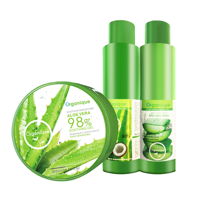 泰国欧咖妮Organique有机芦荟凝胶舒缓保湿柔肤水润乳液三件套装