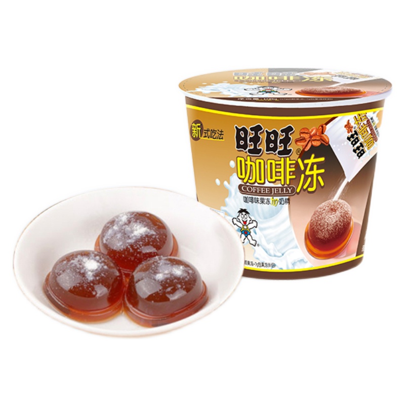 旺旺摇滚冻咖啡冻草莓巧克力茶冻