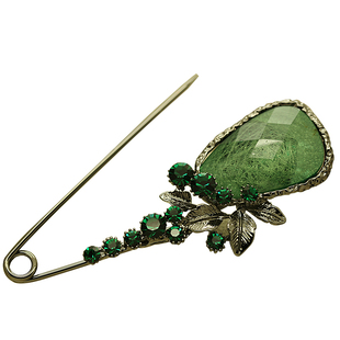 包邮BZ22复古水晶韩版别针水晶胸针女扣针韩国可爱毛衣披肩扣开衫