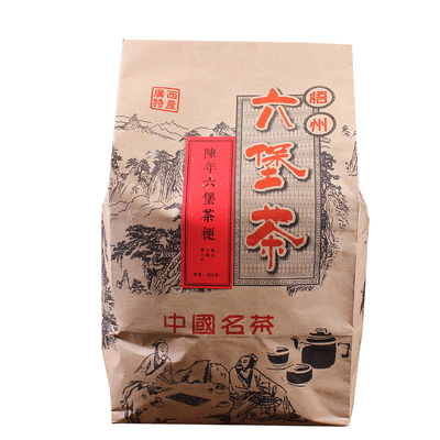 养胃六堡茶梗桂青种绵甜木香味