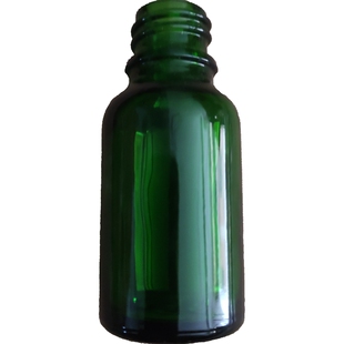 分装瓶空瓶子现货厂价瓶盖滴管泵另选15ml矮胖型绿色玻璃瓶精油瓶