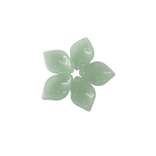 清仓特价包邮100个国产捷克琉璃花瓣树叶古风头饰DIY材料手工配件