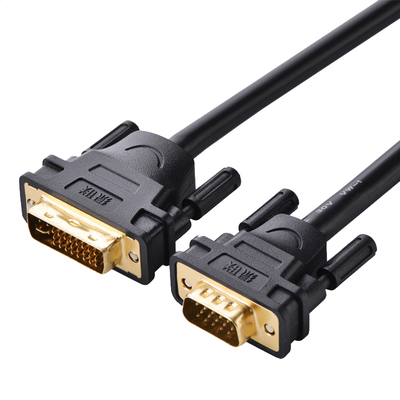 绿联 MM118 dvi-d转vga线24+1公对公转接线转换头连接电脑显示器