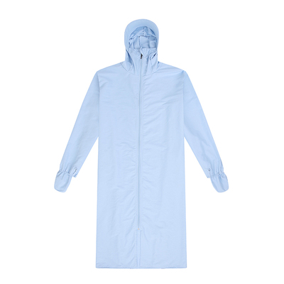 骑车防晒衣夏季全身风衣纯棉长款