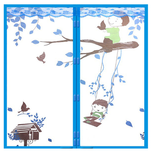 防蚊纱窗网窗纱门帘家用卧室隐形自粘型沙窗纱门魔术贴免打孔自装