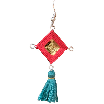 圣诞小款diy纯手工编织绕线曼达