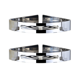 免打孔卫生间三角架转角置物架壁挂式洗手间304不锈钢厕所扇型架